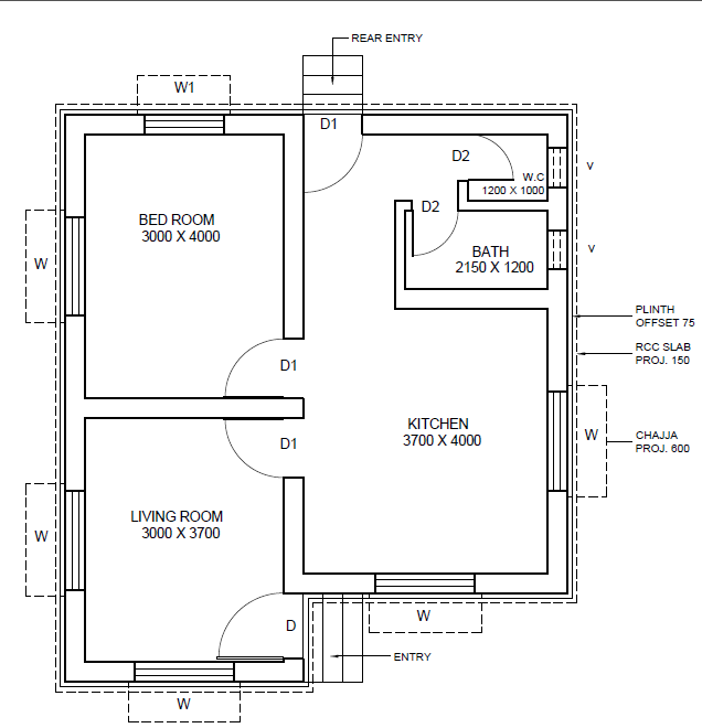 Floor plan drawing